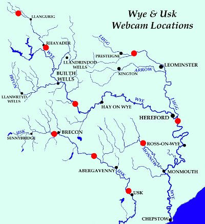 Wye & Usk Webcam Locations
